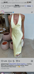 Heavy Hearted Maxi ~ Yellow